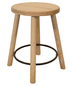 Tabouret bois - Rond - TRADI5-cercle